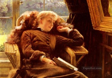  Jacques Oil Painting - Kathleen Newton In An Armchair James Jacques Joseph Tissot